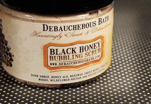 Black Honey Bubbling Scrub - Debaucherous Alchemy