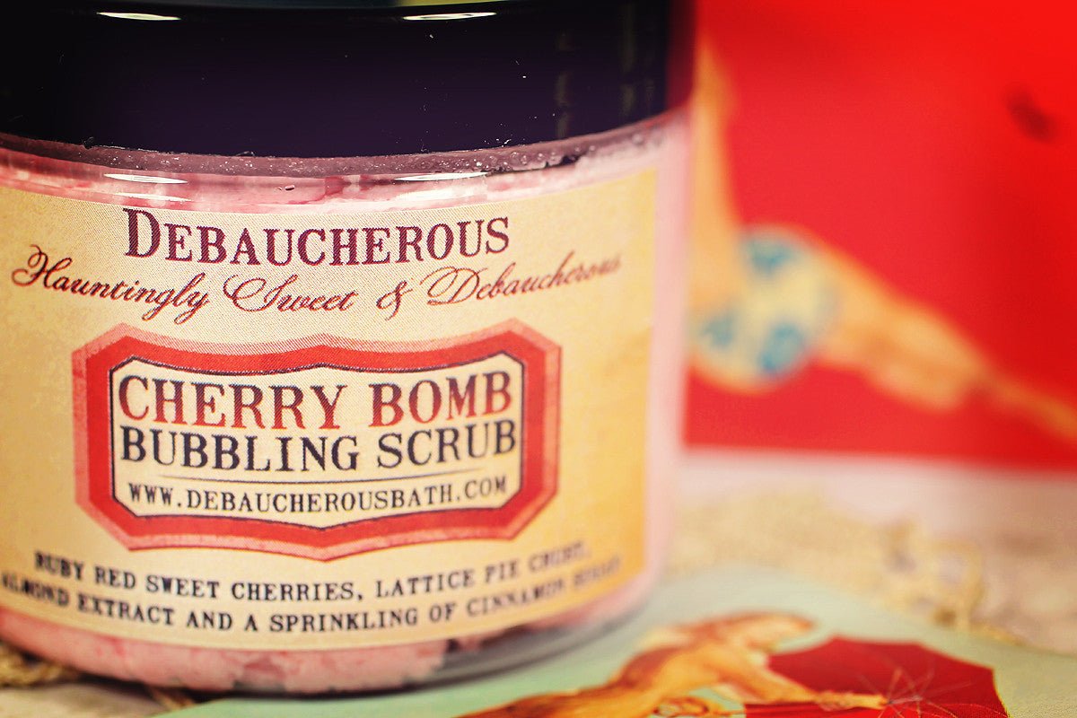 Cherry Bomb Bubbling Scrub - Debaucherous Alchemy