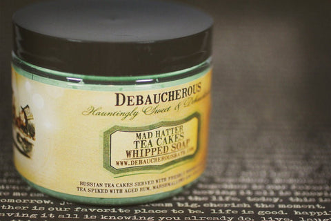 Mad Hatter Tea Cakes Whipped Soap - Debaucherous Alchemy