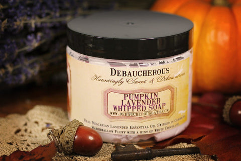 Pumpkin Lavender Whipped Soap - Debaucherous Alchemy LLC