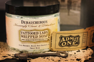 The Tattooed Lady Whipped Soap - Debaucherous Alchemy LLC