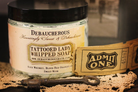 The Tattooed Lady Whipped Soap - Debaucherous Alchemy LLC