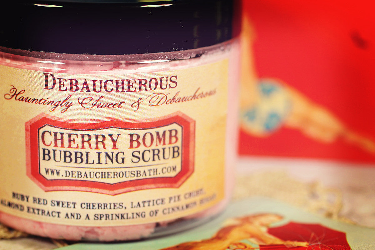 Cherry Bomb Bubbling Scrub - Debaucherous Bath